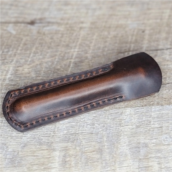 Handcrafted Horween Chromexcel Leather Case for Kaweco SPORT AL Pen *NO PEN - Picture 3 of 12